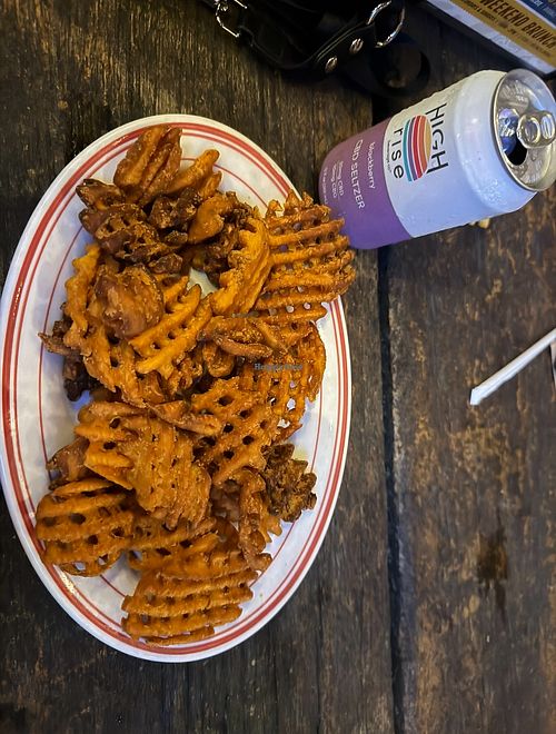 Sweet potato fries and cbd drink!   at M.L.Rose Neighborhood Pub - Melrose in Nashville