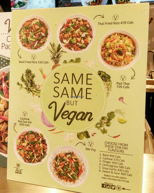 Vegan at Thai Express - Shopping Centre in Halifax
