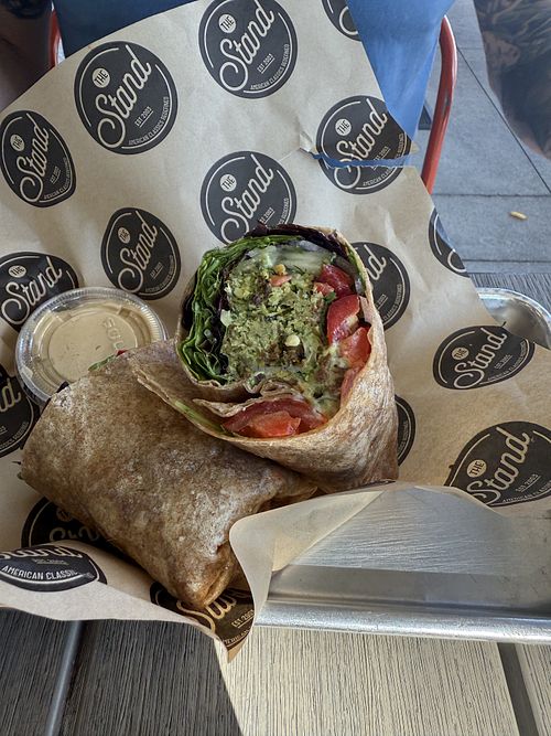 Falafel wrap  at The Stand - American Classics Redefined in Westlake Village