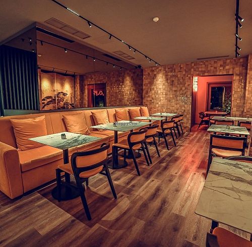 Interior at Taiyo Sushi Club in Vila Real