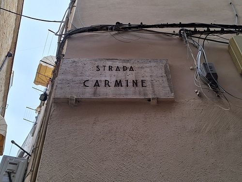 Right on this corner with a couple of outdoor tables. at Il Gusto della Tradizione in Puglia