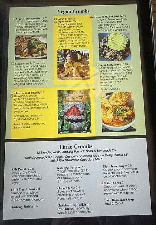  at Crumbs Breakfast, Lunch & Bar in Pleasant Hill