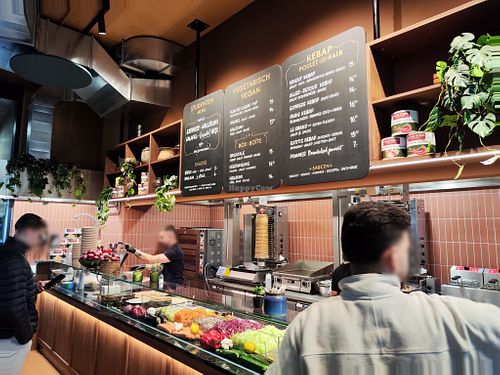 Order station at La Place Orientale Zug in Zug