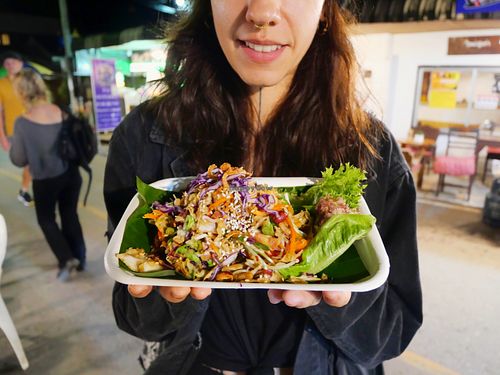 Food from night market  at Vegan Food Tour - Food Tales of Pai in Pai