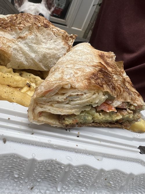 Falafel sandwich  at Falafel Sam in Washington