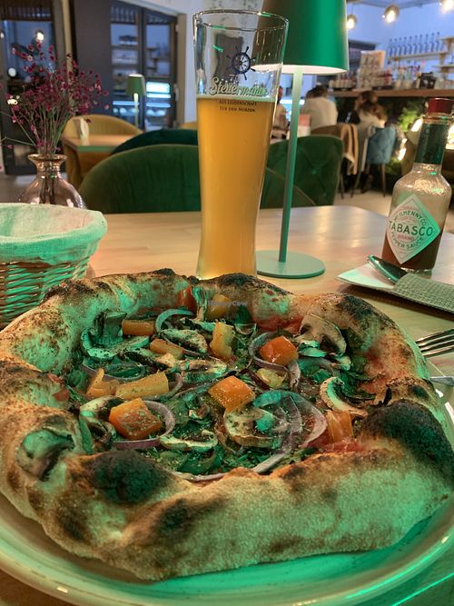 Pizza Vegetale ohne Käse  at Farfalla Bremen in Bremen