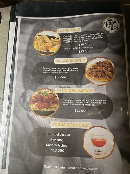 Carta  at Papá Rey in Copacabana