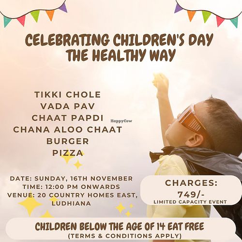 This Children’s Day, let’s celebrate the little ones — the healthy way! 🌱

Wholesome twists on all-time favourites — Tikki Chole, Vada Pav, Chaat Papdi, Burgers & more  at Swaad Station in Ludhiana