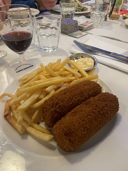 Vegan croquettes  at Café-Restaurant Amsterdam in Noord-holland
