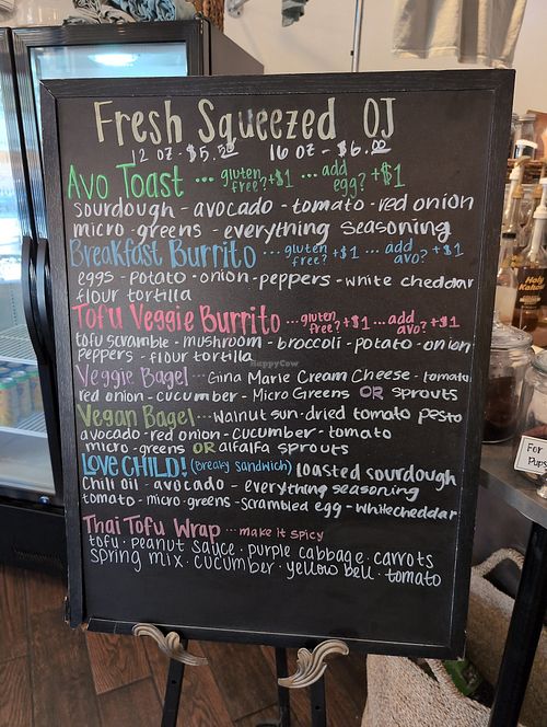 Menu at Snapdragon Provisions in Colfax