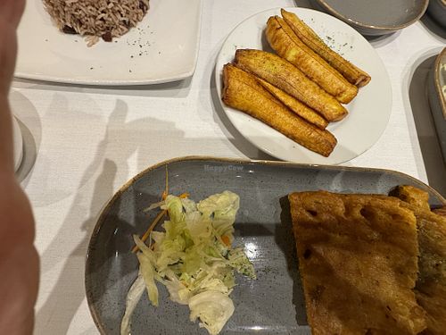 Plantain and rice   at Devon House  in Birmingham
