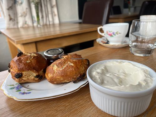 Vegan cream tea at Bank House Hotel Spa & Golf Club in Bransford