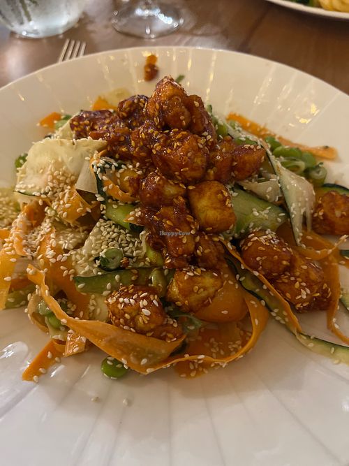 Tofu salad at Bank House Hotel Spa & Golf Club in Bransford