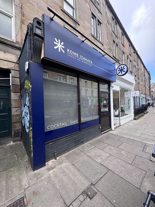 Outside   at KOME Izakaya in Edinburgh