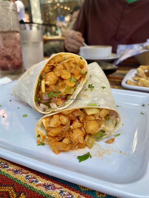 chickpea wrap (no yogurt )  at Cappadocia Bistro in Burlington