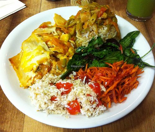 Lasagne at The Calabash of Culture in South East London