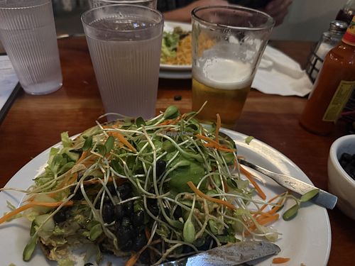 Veggie Pita  at Second Street Brewery at the Railyard in Santa Fe