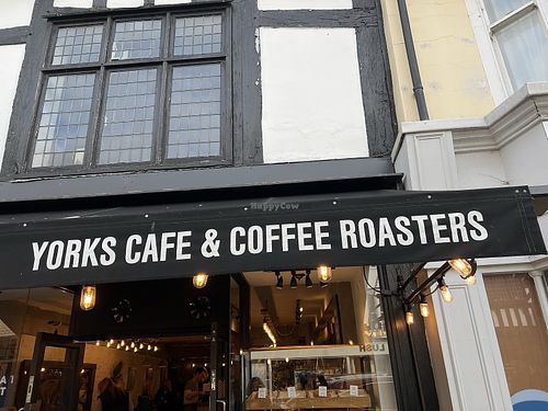 Yorks from outside  at Yorks Cafe & Coffee Roasters in Stratford-upon-avon