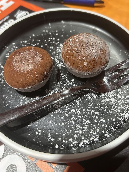 Vegan ice cream mochi-chocolate flavour   at Nosh Padova - Asian Street Food in Padua