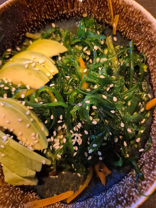 Seaweed avocado salad at Restaurace Cloverleaf in Hlavní Město Praha