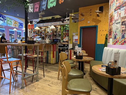 Quirky decor   at Poko Loko in Glasgow