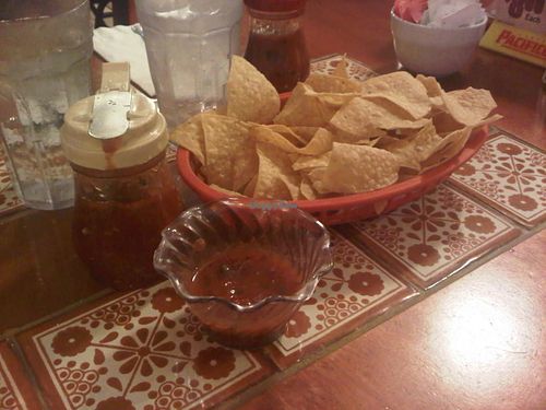 Chips and salsa at Rita's Cafe and Taqueria in Eureka