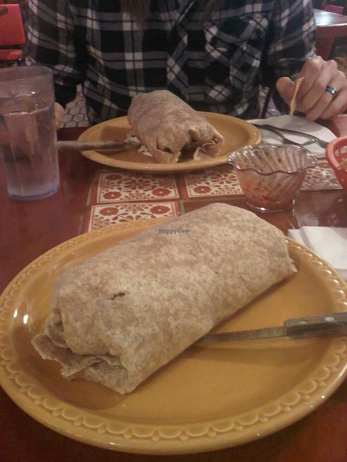 Vegan Chorizo Tofu burrito at Rita's Cafe and Taqueria in Eureka