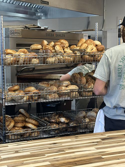 bagels  at Jersey South Bagel Company in Asheville