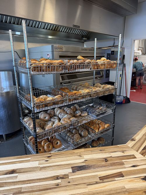 Fresh Bagels  at Jersey South Bagel Company in Asheville