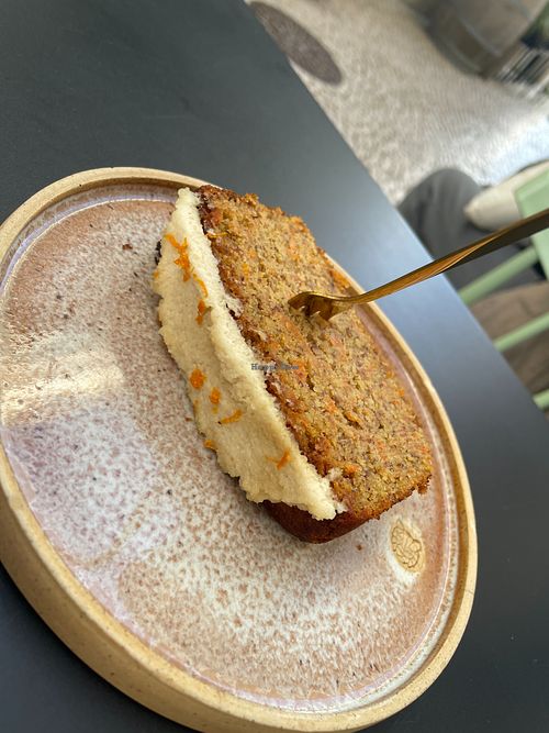 Carrot and lemon pie at Tiger & Chick - Coffee and Delights in Lisboa