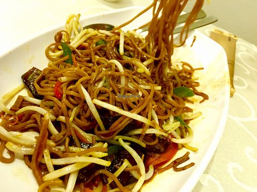 osmanthus noodle at Xin Man Yuan Vegetarian in Central Singapore