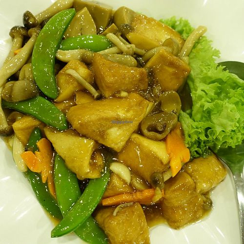 braised Tofu at Xin Man Yuan Vegetarian in Central Singapore