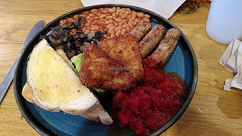 Vegan breakfast (October 2025) at Morrisons in Wales