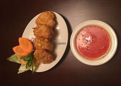 Sweetcorn Fritters at Thai Sakon in Huddersfield