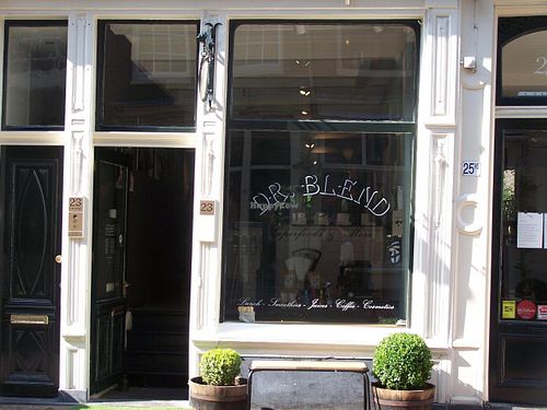 Entrance at Dr. Blend in Amsterdam
