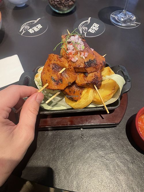 Vegan Anticuchos   at Restaurante Paprika Lima Aeropuerto in Callao
