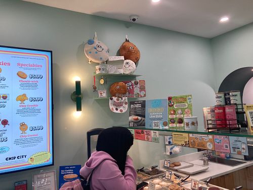 Counter at Chip City in New York