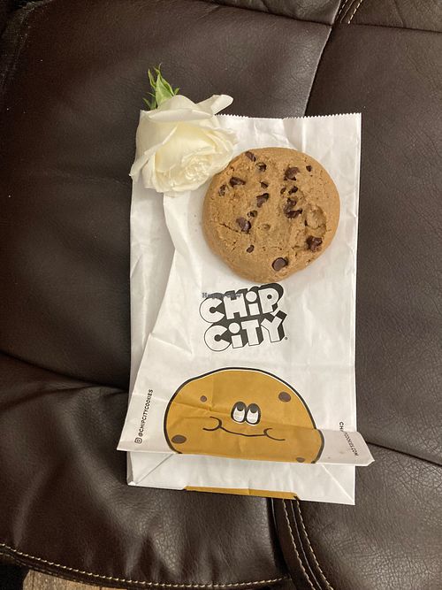 Vegan chocolate chip cookie at Chip City in New York