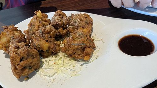 Vegetable pakora at Tandoori Bites, Durham in Durham