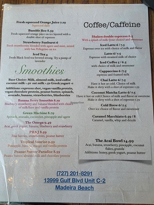  at Corner Kitchen & Coffee House in Madeira Beach