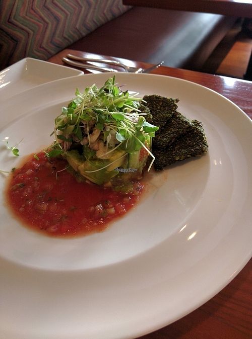 Tomato avocado salad at Candle 79 in New York City