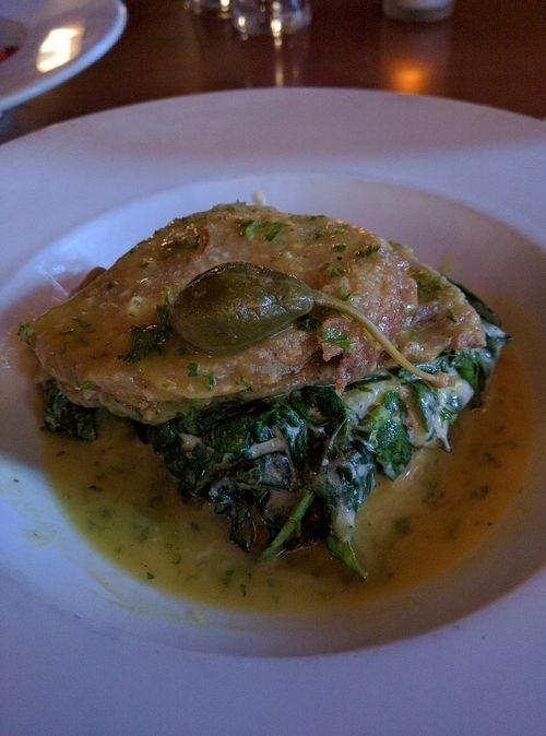 seitan piccata at Candle 79 in New York City