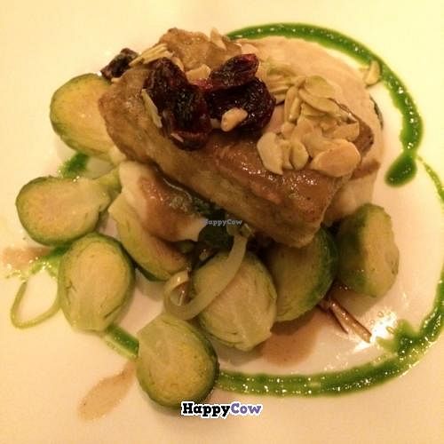 chanterelle encrusted tofu at Candle 79 in New York City