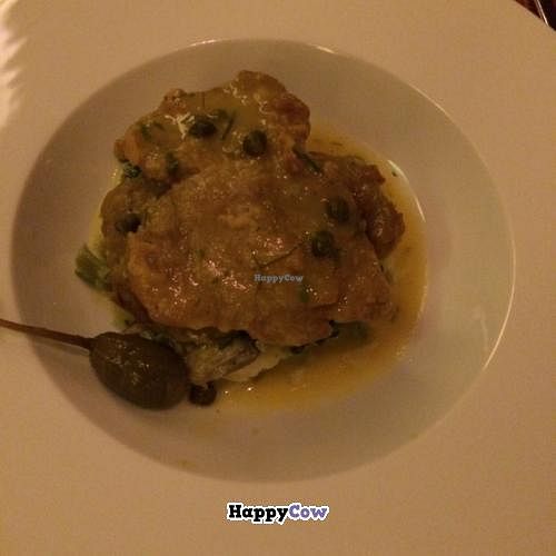seitan piccata at Candle 79 in New York City