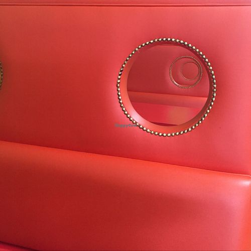 I love the seating at Sprout Vegan 2.0 in Baltimore