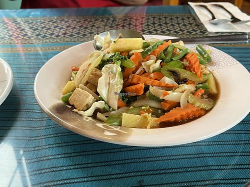 Stir fryy  at New Chiang Mai in Hilo