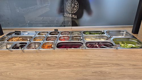 Salads at Restavracija Jamuna in Ljubljana