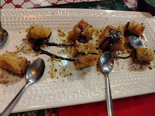 Baklava at Al Quds Restaurant in Provence-alpes-côte D'azur