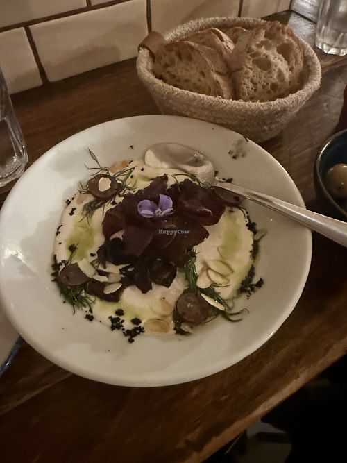 Almond soup   at Copita  in London