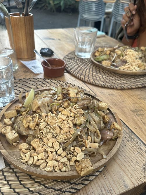 Tofu pad thai  at Secret Garden by Surfescape in Fuerteventura